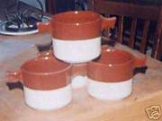 Vintage Beans Gratin Individual Serving Pot Ceramic 4