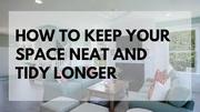 Tips to Keep Home Neat