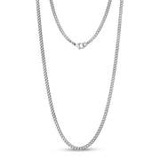 3.5mm Stainless Steel Mens Cuban Link Chain Necklace