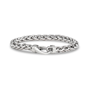 6mm Stainless Steel Wheat Chain Bracelet for Men and Women