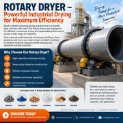 ROTARY DRYER – Powerful Industrial Drying for Maximum Efficiency
